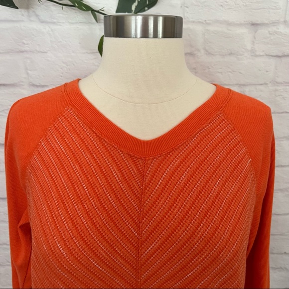 Orange Eddie Bauer Thermal Top - Picture 4 of 13